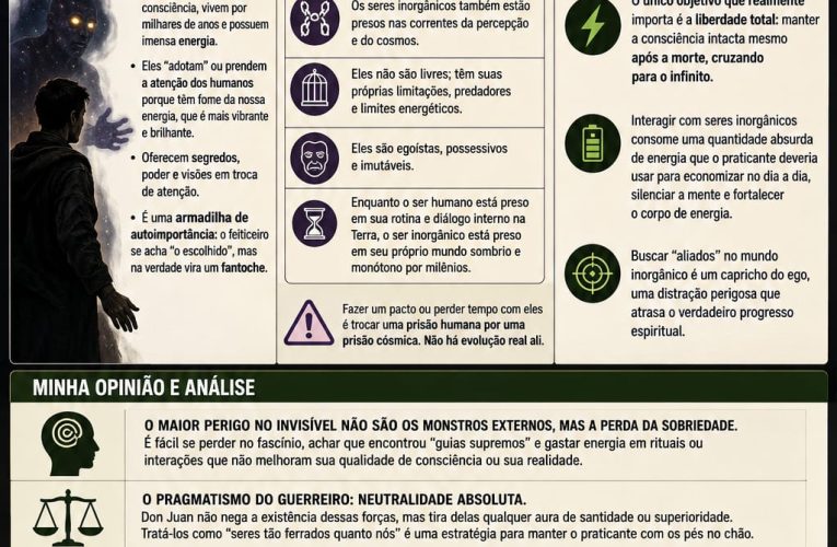 A Ilusão dos Seres Inorgânicos: O Desperdício de Tempo no Código da Vida